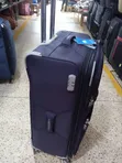 Deep-Blue KZNGS Fabric Travel Suitcase - 1