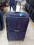 Deep-Blue KZNGS Fabric Travel Suitcase - 2