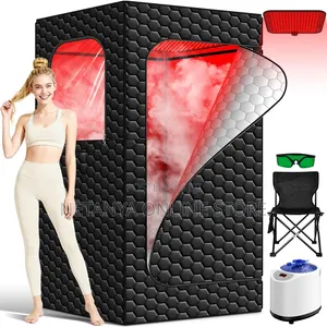 Portable Infrared Steam Sauna with Red Light Therapy
