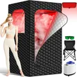 Portable Infrared Steam Sauna with Red Light Therapy - 1