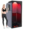 Portable Infrared Steam Sauna with Red Light Therapy - 2