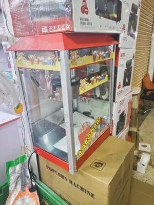 Electric Popcorn Machine - Automatic, Compact