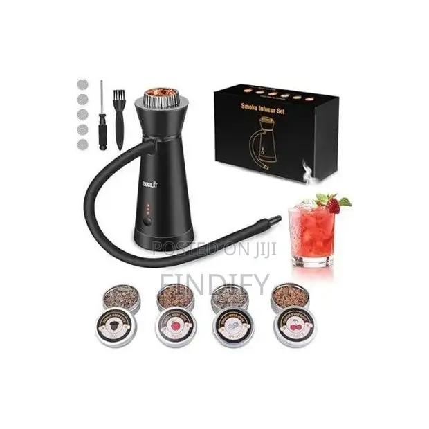 Portable Handheld Food and Cocktail Smoke Infuser Set - 1