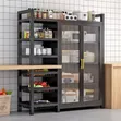 Multi-Functional Kitchen Baker's Rack Pantry Cabinet - 1
