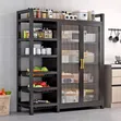 Multi-Functional Kitchen Baker's Rack Pantry Cabinet - 2