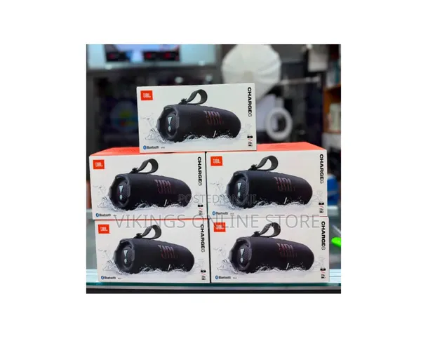 JBL Charge 6 Portable Waterproof Bluetooth Speaker - Black - 1