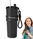 Modern Insulated Reusable Tumbler with Carry Strap - 1