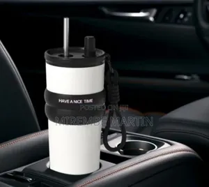 Modern Insulated Reusable Tumbler with Carry Strap