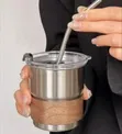 Insulated Stainless Steel Tumbler with Accent Band - 2