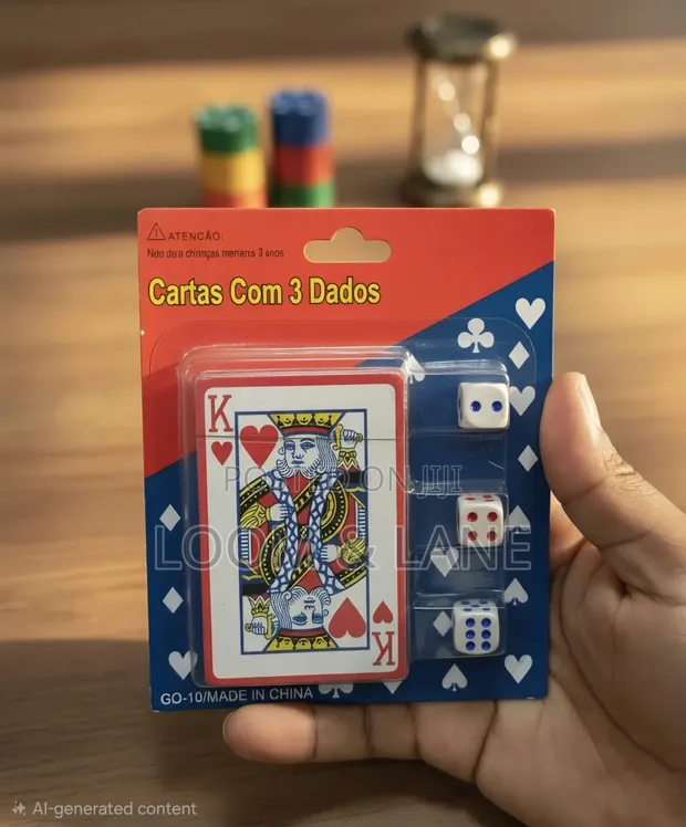 Playing Cards with 3 Dices - 1