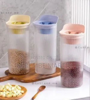 Stylish Fluted Kitchen Storage Containers (Set of 3)