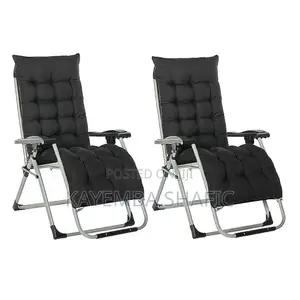 Padded Zero Gravity Reclining Patio Lounge Chair with Cushion