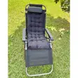 Padded Zero Gravity Reclining Patio Lounge Chair with Cushion - 2