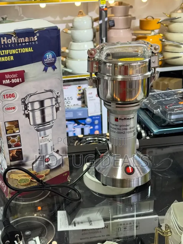 Hoffmans 150g Multifunctional Spice Grinder - Silver - 1
