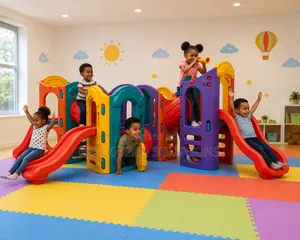 Indoor Adventure Playground Slides and Tunnels