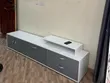 7ft TV Stand Unit - White & Grey Drawers - 2