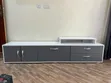 7ft TV Stand Unit - White & Grey Drawers - 3