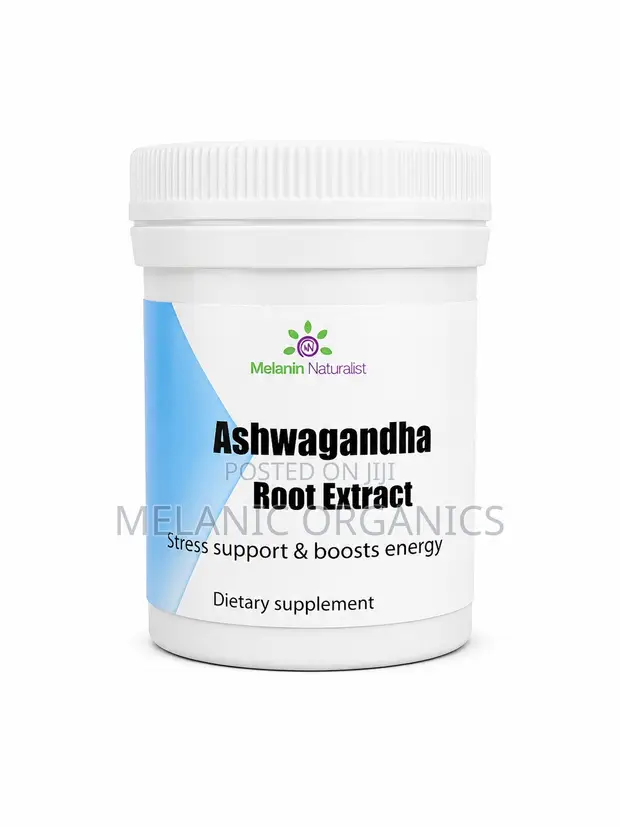 Melanic Organics Ashwagandha Extract 60 Capsules - 1