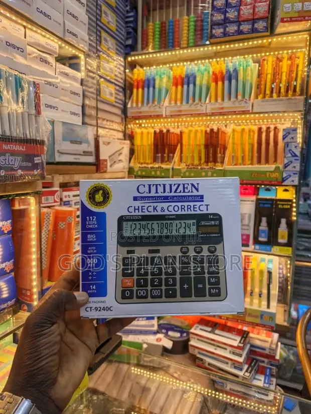 Big Display Office Solar Calculator - 1