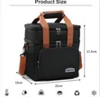 BRIVILAS Dual-Compartment Insulated Lunch Bag / Cooler Bag - 2