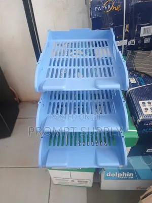 3-Tier Plastic Office Document Tray