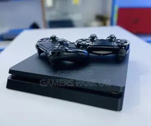 PS4 Slim Console with 8 Games, 2 Controllers, Warranty
