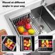 Expandable Over-the-Sink Drying Rack - Multicolor - 2