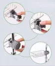 Space-Saving Faucet-Mounted Stainless Steel Sink Caddy - 1