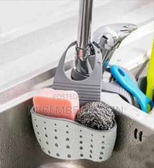 Adjustable Sink Caddy / Faucet Organizer