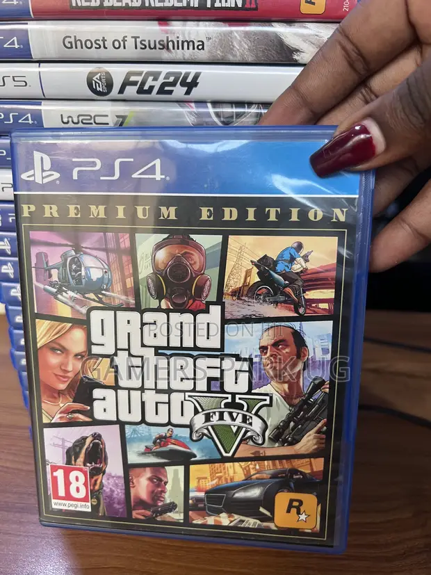 Grand Theft Auto V (GTAV) CD Game for PS4 - 1