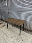 Metallic Stand Foldable Wooden Table 120cm - 2