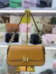 Women's Multicolor Faux Leather Handbag - 2