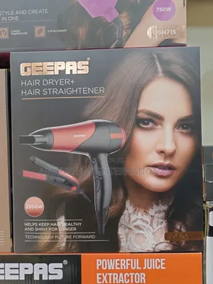 Geepas Hair Dryer & Ceramic Straightener Combo