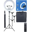 Durable 21-inch Ring Light with Stand - 1
