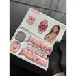 WISME X68 Mini Pink Smart Watch with Earbuds & 3 Straps - 2