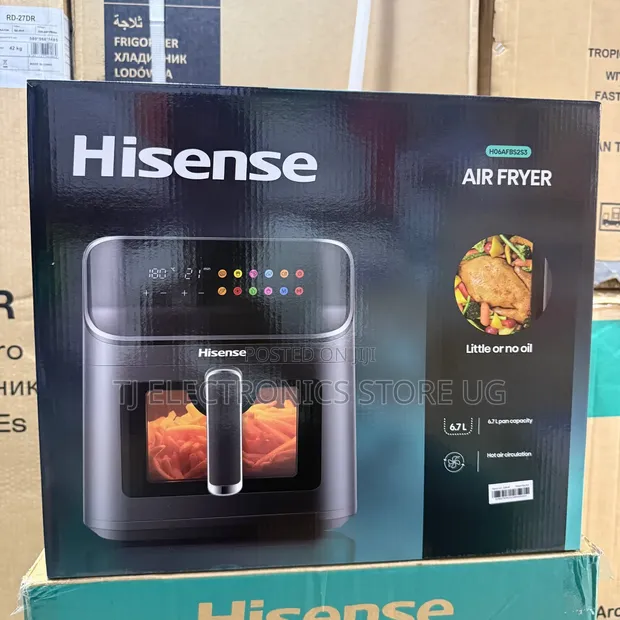 Hisense 6.7L Air Fryer - Black - 1
