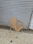 Monolith Outdoor/Indoor Plastic Chairs (Brown) - 2