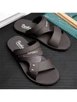 Men's Leather & Rubber Casual Sandals - 5