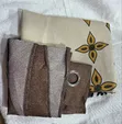 Home Interiors Blackout Curtains - Coffee Brown (Set of 2) - 1