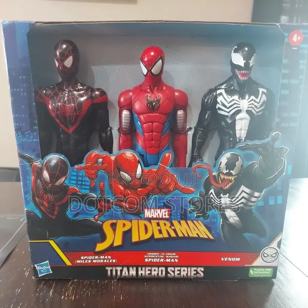 Marvel Titan Hero Series 3 Pack: Venom, Spider-Man & Miles Morales - 1