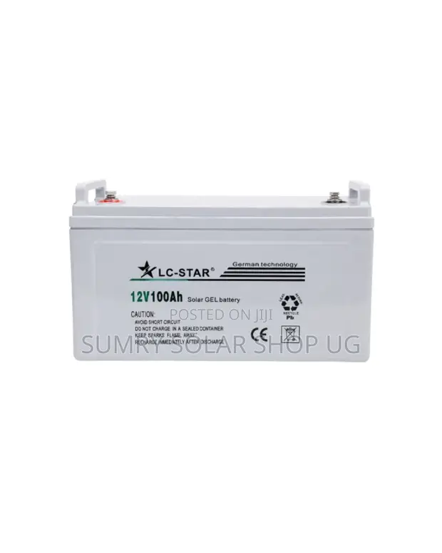 100Ah 12V Gel Deep Cycle Battery - 1