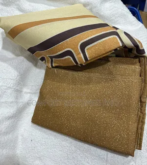 Home Interiors Brown Velvet Blackout Curtains (Set of 2)