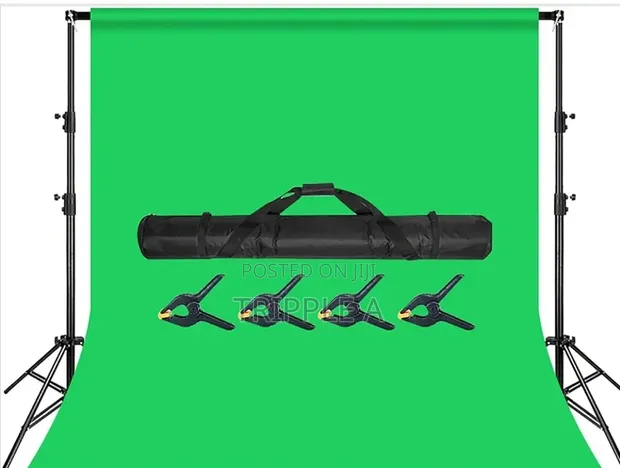 Professional Background Photography Green Screen Kit - 1