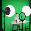 Thick Non-Woven Fabric Green Screen with Stand - 2