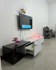 Wood-Mode White TV Stand Unit - 2 Meter Length - 2