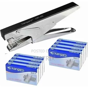 Kangaro Stapler HP 45 with 4 Packs of Staples