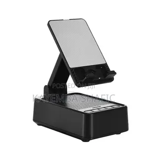 2-in-1 Foldable Desktop Phone Stand & Bluetooth Speaker