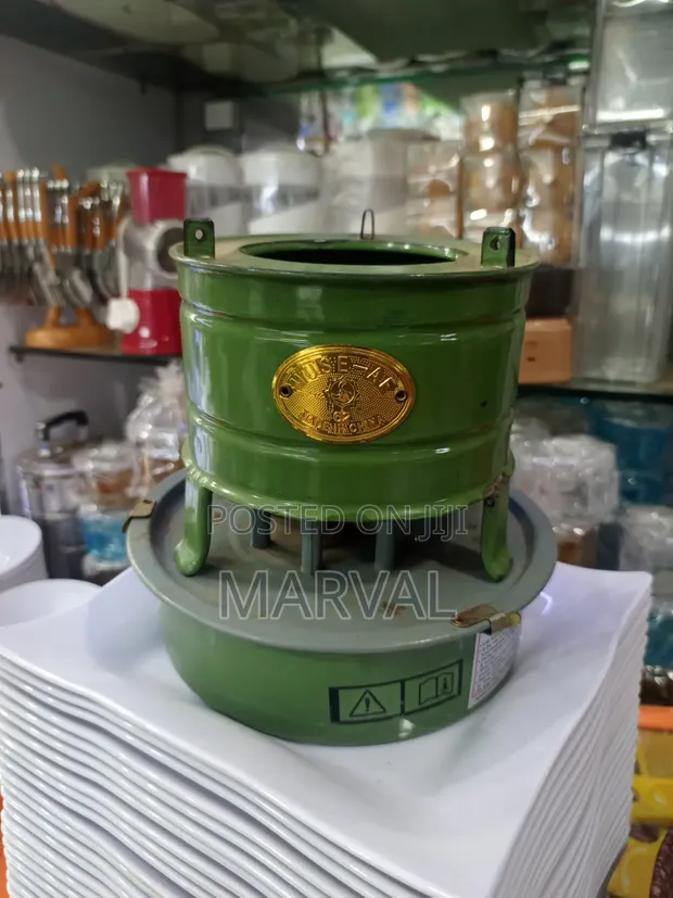 Portable Green Metal Kerosene Wick Stove - 1