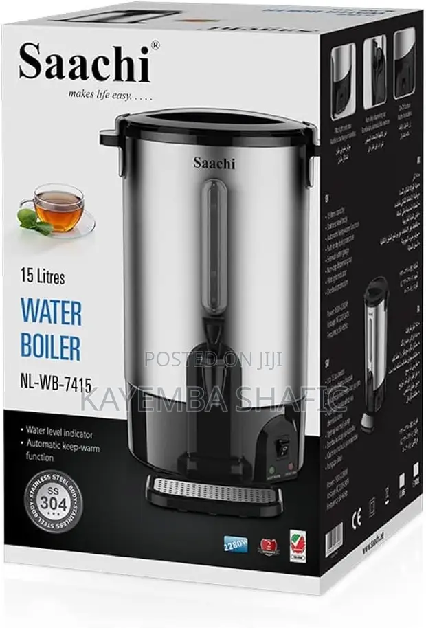 Saachi 15 Litre Electric Hot Water Boiler & Urn (NL-WB-7415) - 1