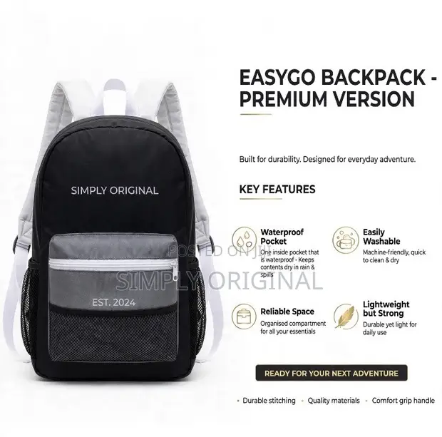 EasyGo Backpack by Simply Original - 1